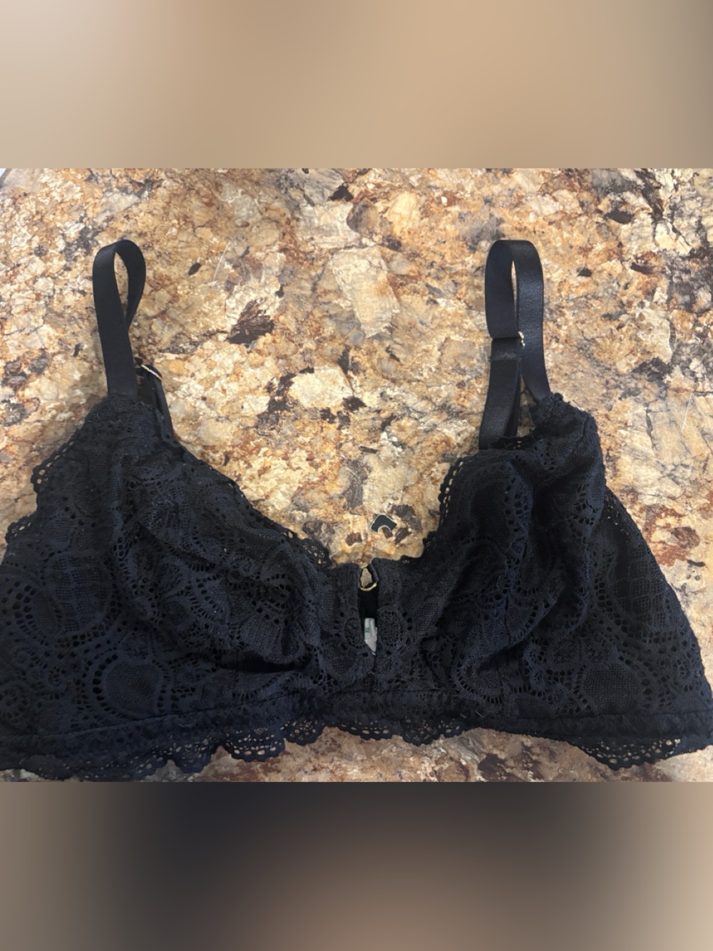 aerie Black Lace Bralette